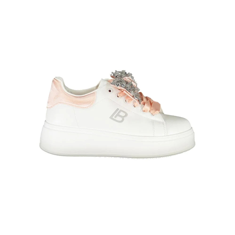 Laura Biagiotti White Synthetic Women Sneaker - EU41/US11 - Sneakers