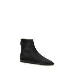 Le Monde Béryl Black Lamb Ovis Aries Aries Ankle Boots - EU36.5/US6.5