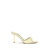 LE SILLA Bicolor Calf Leather Bos Taurus Stiletto Heel Sandals - EU36/US6