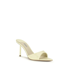 LE SILLA Bicolor Calf Leather Bos Taurus Stiletto Heel Sandals - EU40/US10