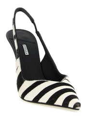 LE SILLA Bicolor Calfskin High Heel Pumps
