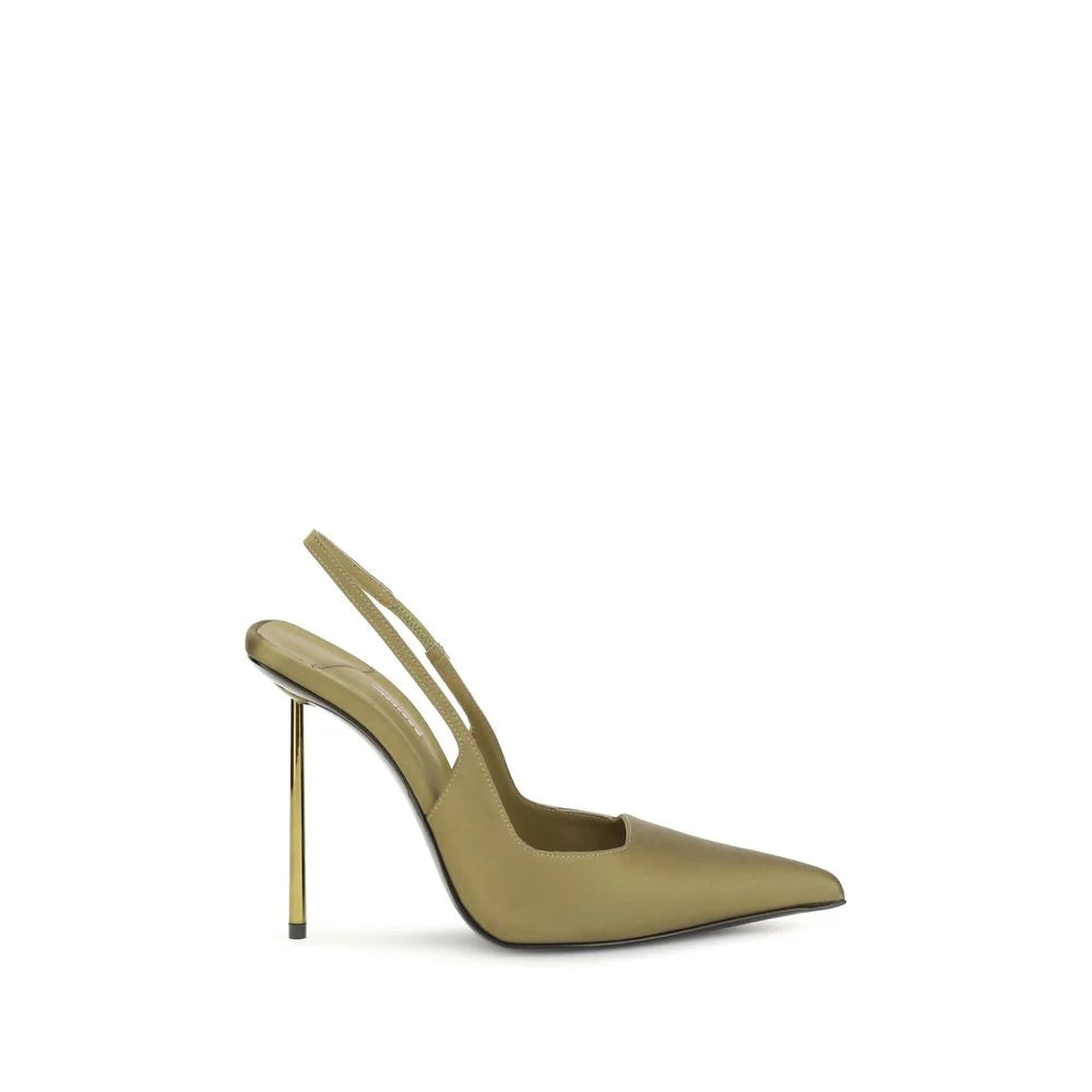 LE SILLA Zweifarbige Seidenpumps