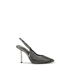 LE SILLA Black Nylon High Heel Pumps