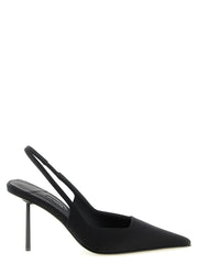 LE SILLA Black Viscose High Heel Pumps