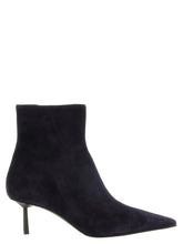 LE SILLA Blue Lambskin Ankle Boots