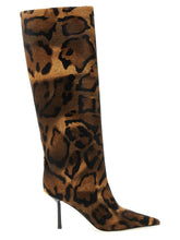 LE SILLA Brown Calfskin Over The Knee