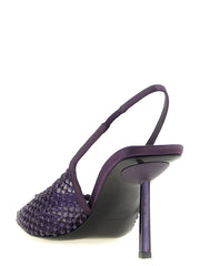 LE SILLA Purple Polyester High Heel Pumps