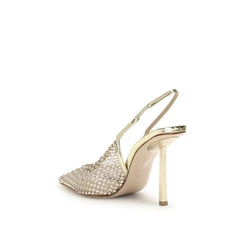 LE SILLA Silver Nylon Platform Pumps