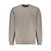 Lee Gray Cotton Men Sweater - Sweatshirts