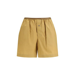 Lemaire Beige Cotton Bermuda Shorts