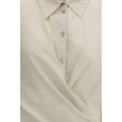 Lemaire Beige Cotton Dress Shirt