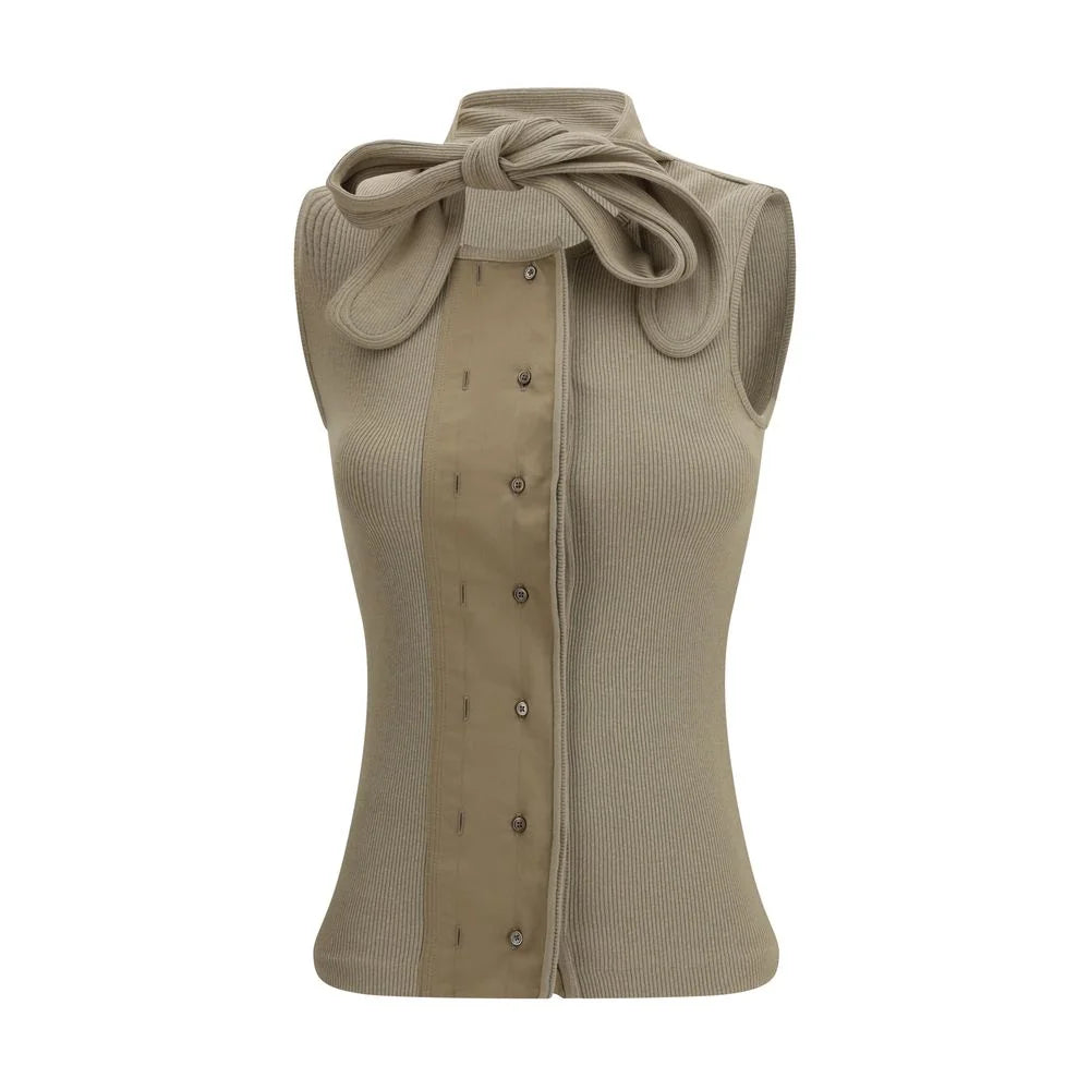 Lemaire Beige Cotton Top - S