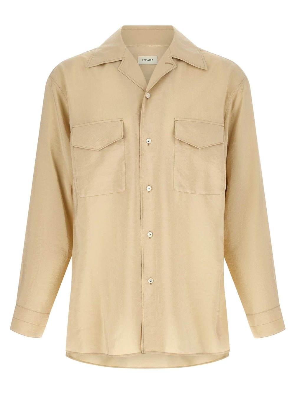 Lemaire Beige Silk Blouse