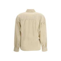 Lemaire Beige Silk Dress Shirt - IT40 | M