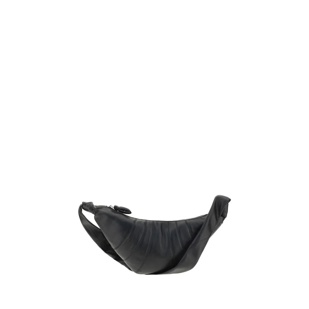 Lemaire Black Calf Leather Bos Taurus Shoulder Bag