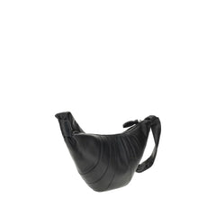 Lemaire Black Calf Leather Bos Taurus Shoulder Bag