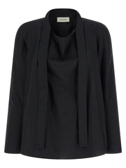 Lemaire Black Cotton Blouse