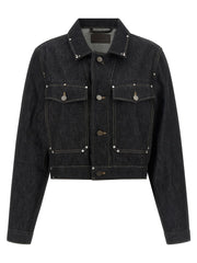 Lemaire Black Cotton Denim Jacket - 38