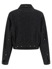 Lemaire Black Cotton Denim Jacket - 38