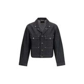 Lemaire Black Cotton Denim Jacket - IT48 | M