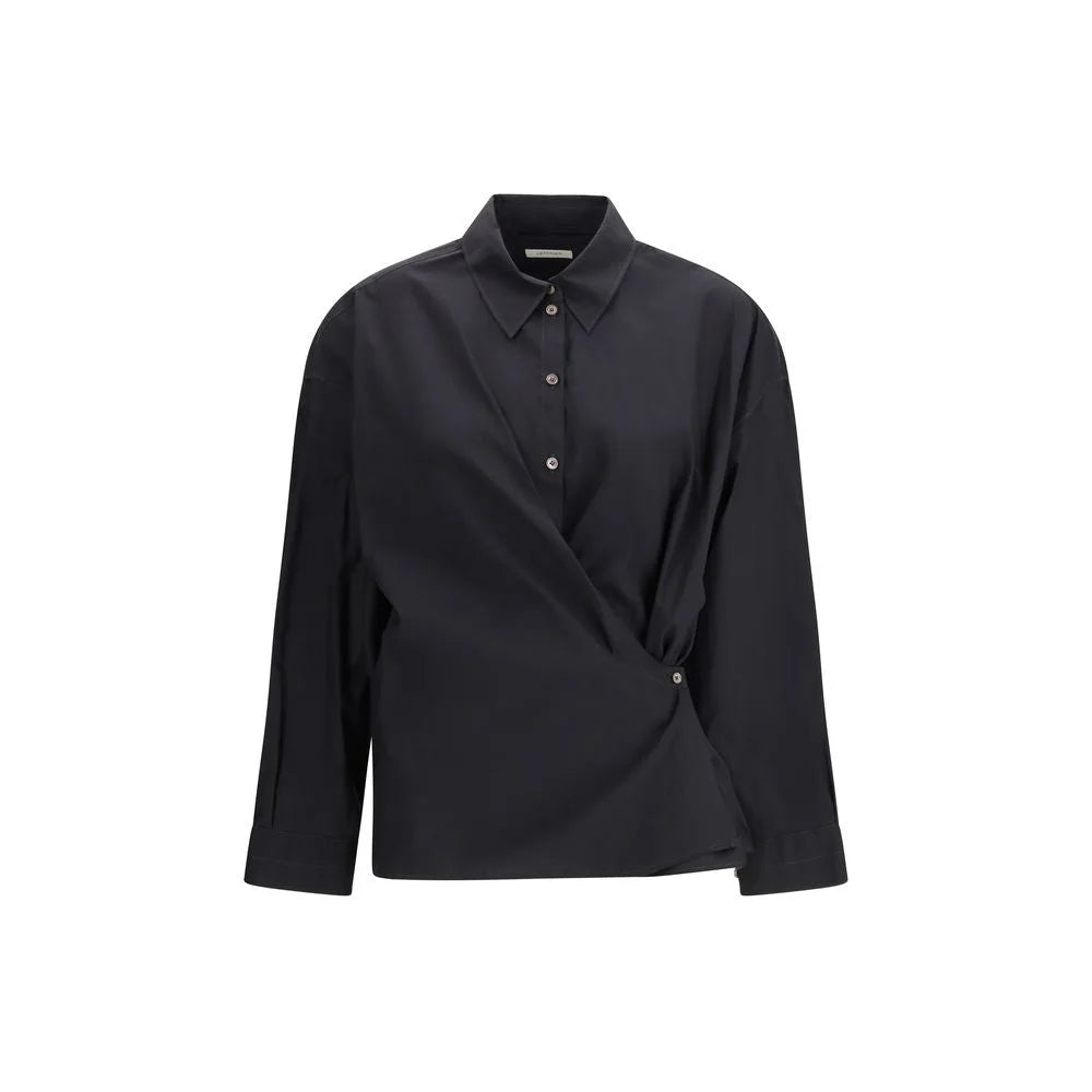 Lemaire Black Cotton Dress Shirt