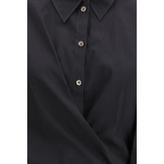 Lemaire Black Cotton Dress Shirt