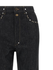 Lemaire Black Cotton High-Waisted Jean