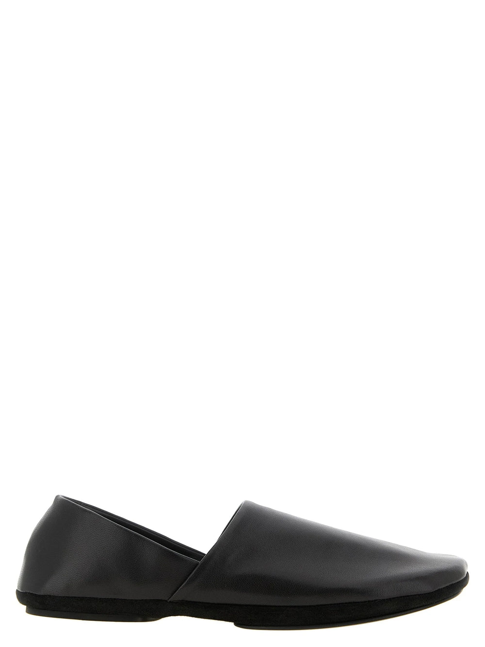 Lemaire Black Lamb Leather Slip-On Loafers - EU 41 | US 8