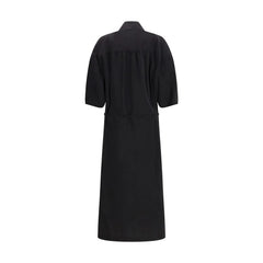 Lemaire Black Silk Casual Dress - IT38 | S