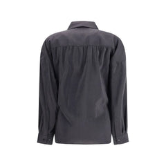 Lemaire Black Silk Dress Shirt - IT40 | M