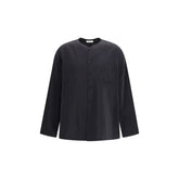 Lemaire Black Silk Shirt - IT50 | L