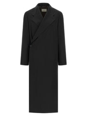 Lemaire Blue Wool Coat