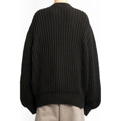 Lemaire Brown Cotton Cardigan - S