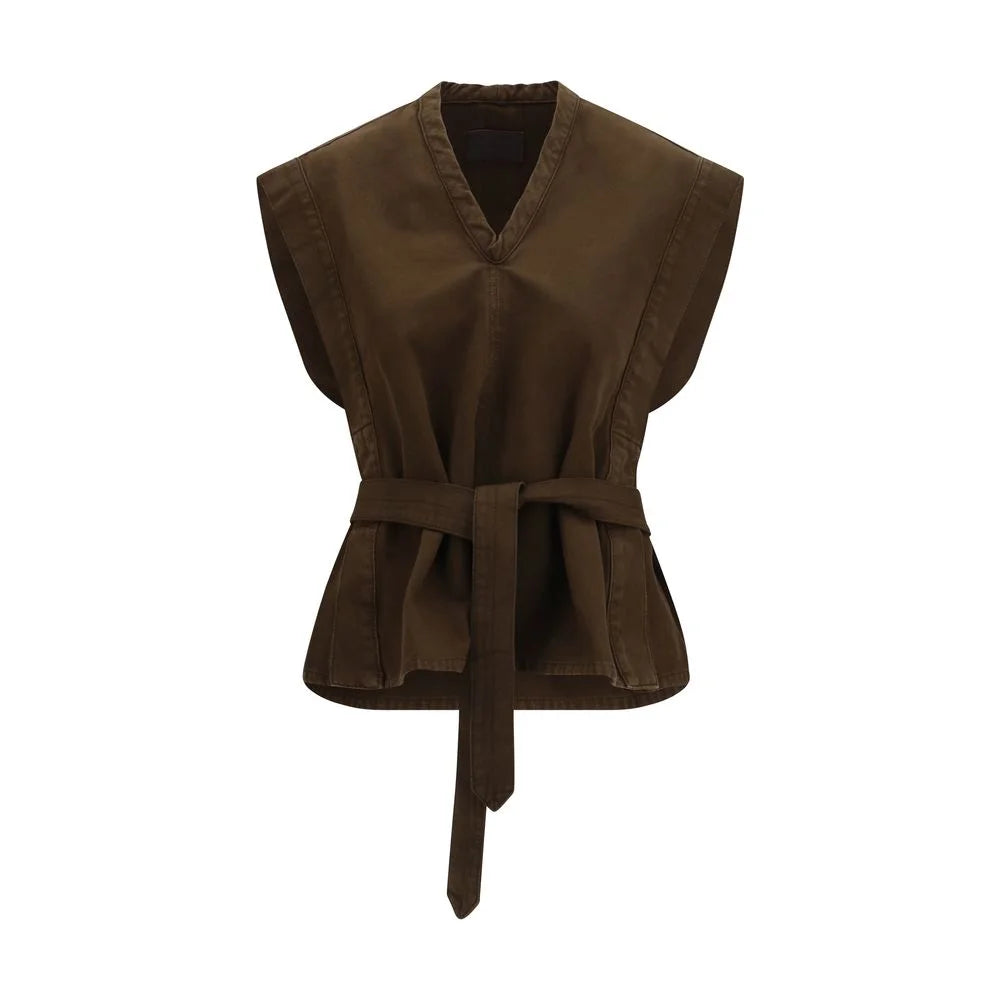 Lemaire Brown Cotton Shirt