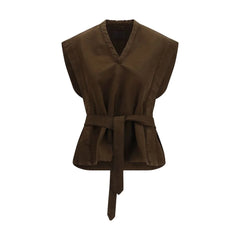 Lemaire Brown Cotton Shirt