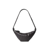 Lemaire Brown Lamb Leather Shoulder Bag