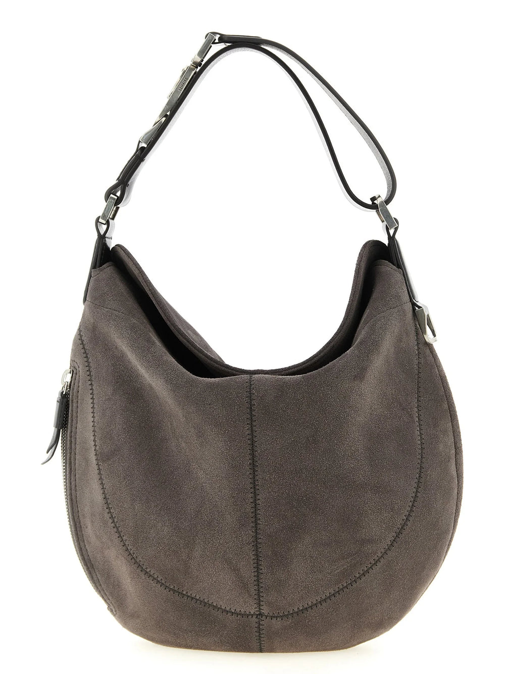 Lemaire Gray Calfskin Shoulder Bag