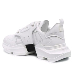 Les Hommes White Calfskin Men Sneaker - EU42/US9 - Sneakers