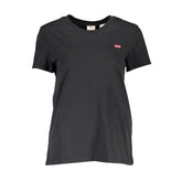 Levi’s Black Cotton Women T-Shirt - XS - T-Shirts