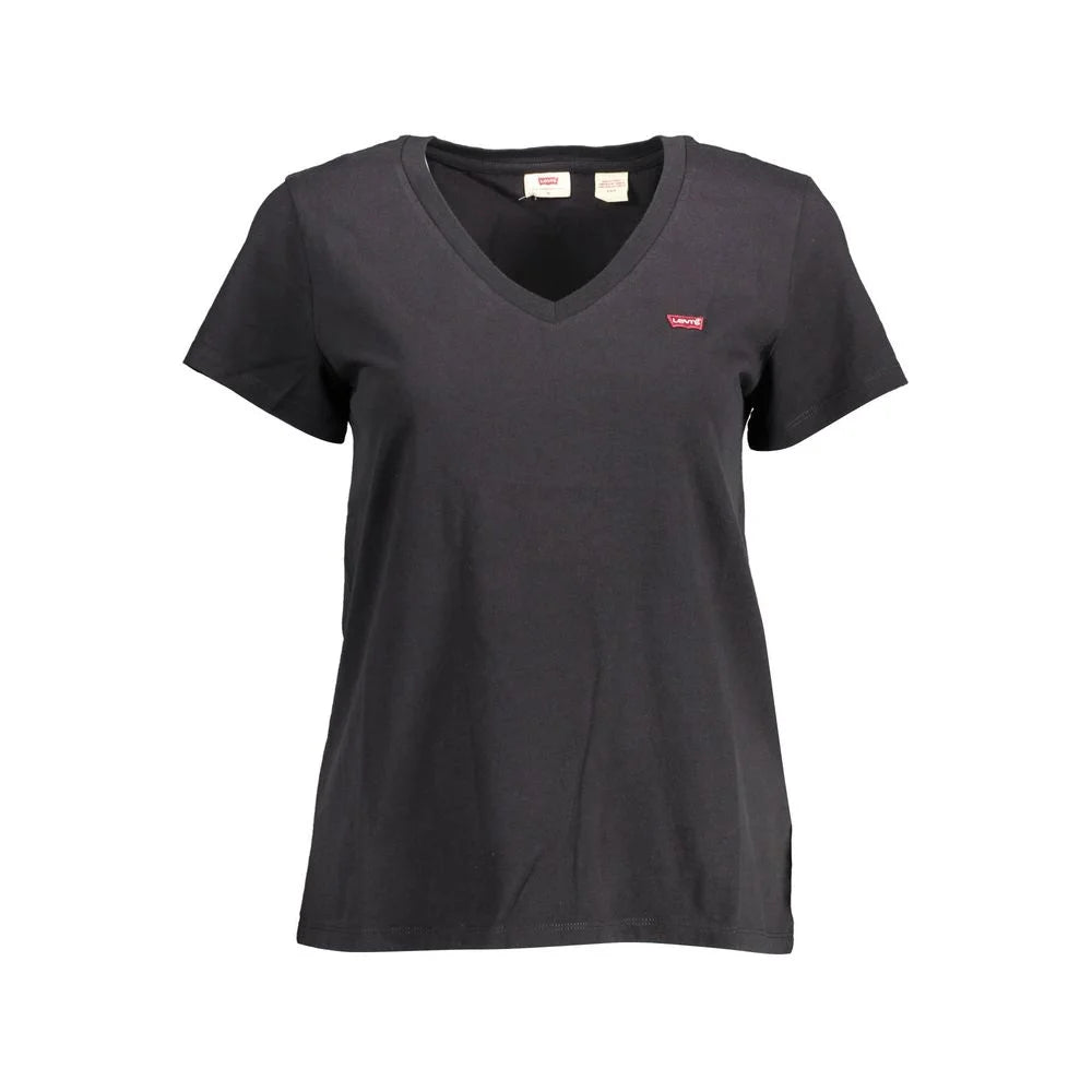 Levi’s Black Cotton Women T-Shirt - XS - T-Shirts