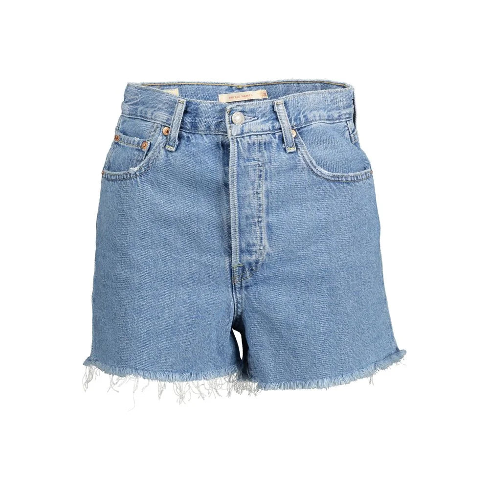 Levi’s Blue Cotton Women Shorts - Denim Shorts