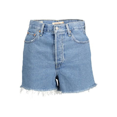 Levi’s Blue Cotton Women Shorts - Denim Shorts