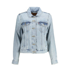 Levi’s Light Blue Cotton Women Jacket - Trucker Jackets