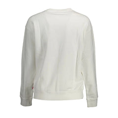Levi’s White Cotton Women Sweater - L - Sweatshirts