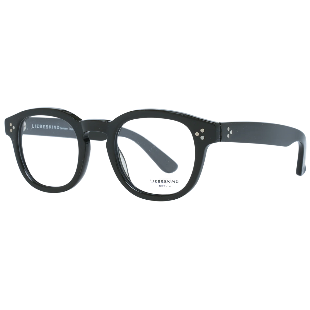 Liebeskind Chic Black Rectangle Designer Frames - Eyeglasses