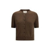 Lisa Yang Brown Cashmere Cardigan