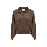 Lisa Yang Brown Cashmere Sweatshirt - 2