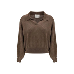 Lisa Yang Brown Cashmere Sweatshirt - 2