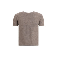 Lisa Yang Brown Cashmere T-Shirt