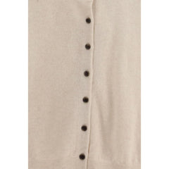 Lisa Yang Cream Cashmere Cardigan